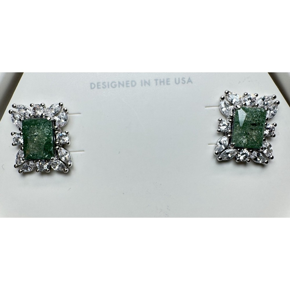 Bomb Party Earrings - RBP8523 Serenity Calling -  Light Mint Ice Crystal